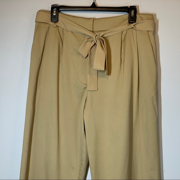 Grey By Jason Wu Belted Twill Khaki Women's Pants - Picture 5 of 13